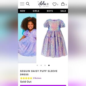 Lola + The Boys Iridescent Sequin Top